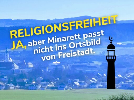 Religionsfreiheit ja, Minarett nein!