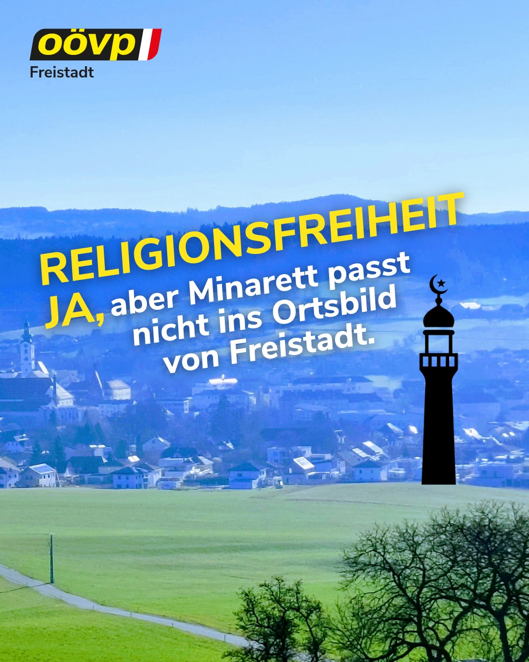 Religion ja, Minarett nein