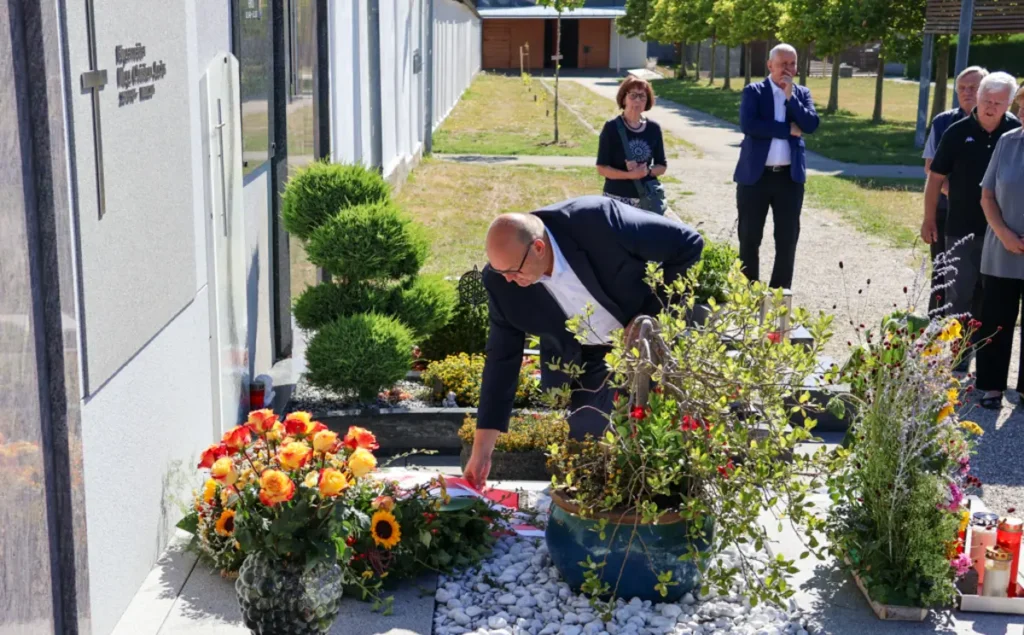 ÖVP Landtagsklub Kranzniederlegung Jachs